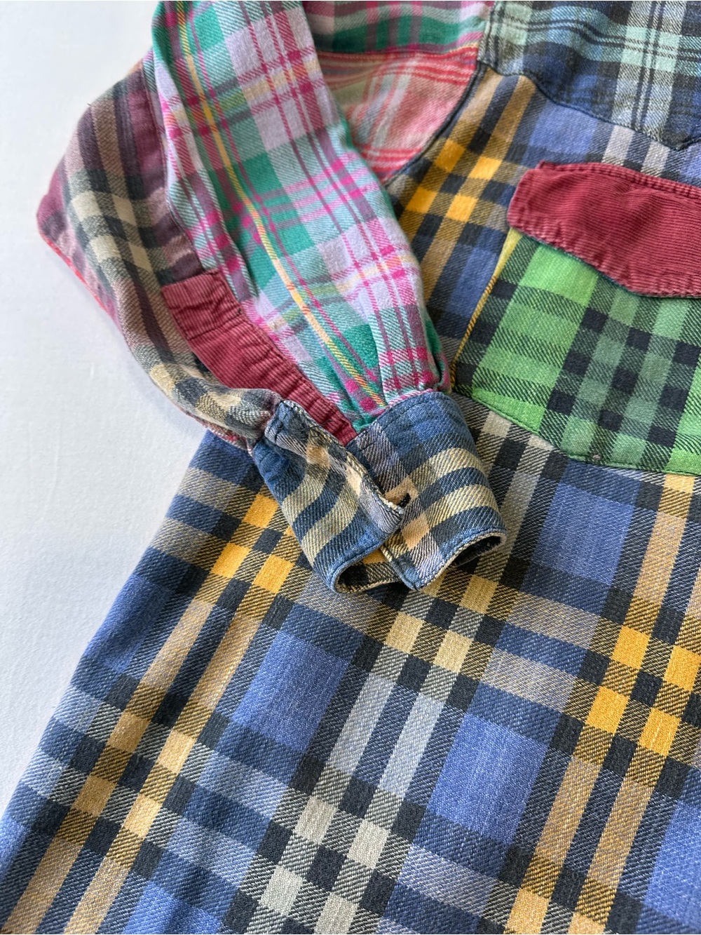 Vintage Patchwork Button Down - Picture 4 of 5